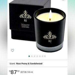 BJ Soy Wax Candle CITRUS LEMONGRASS SCENTED CANDLE